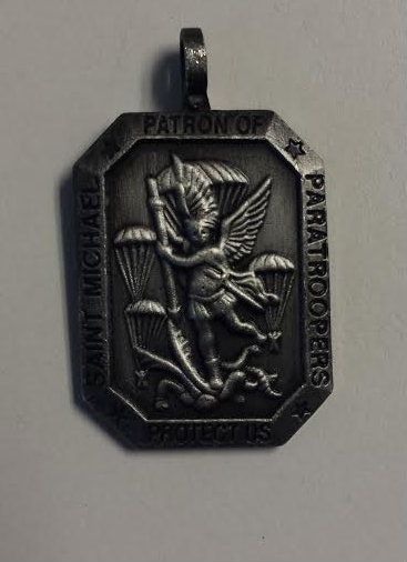 レアUS ARMY SAINT MICHAEL PATRON SAINT OF PARATROOPERS ICHIDAN （一団） チャレンジコイン  Happy Saint-Michel,