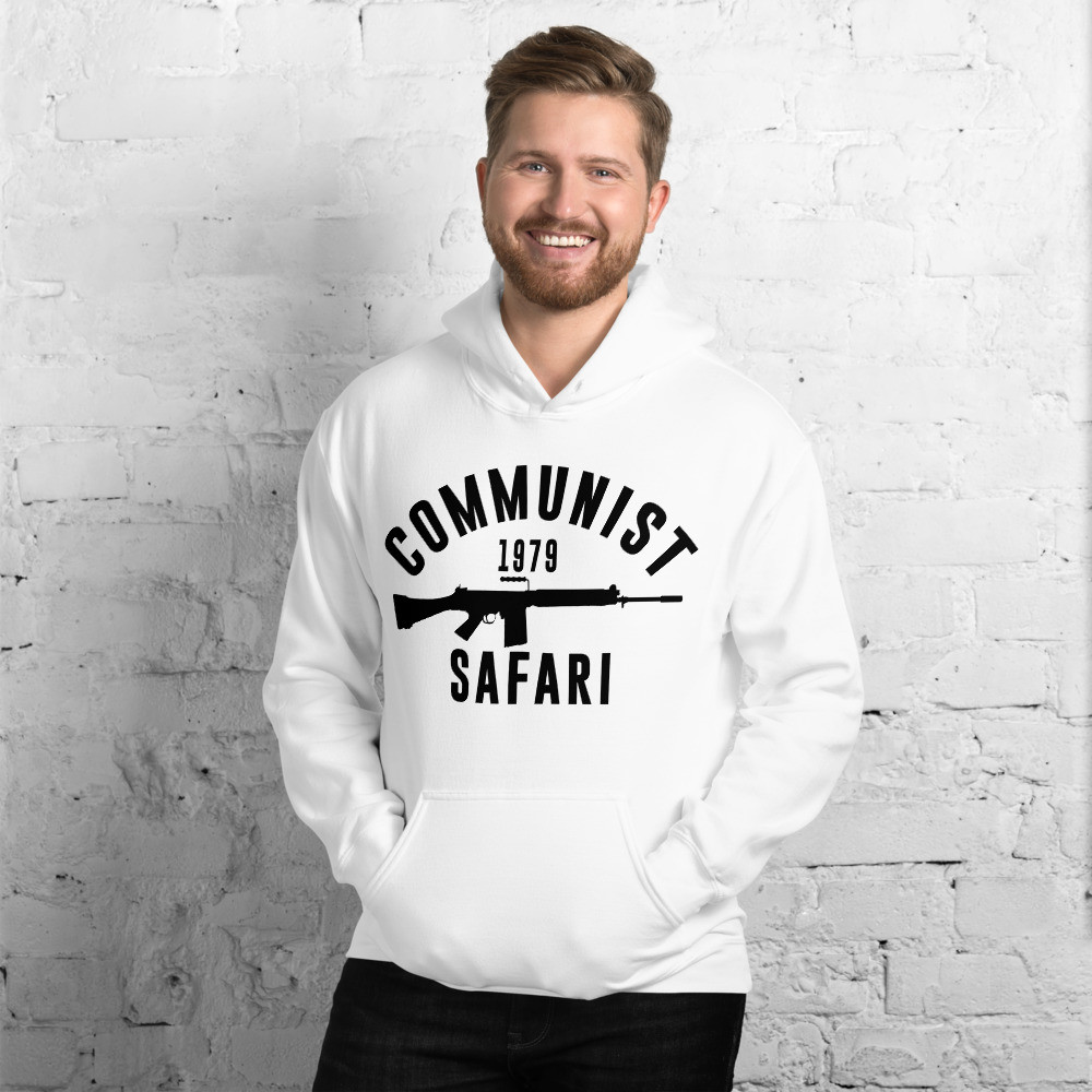 Communist Safari (Black) Unisex Hoodie 