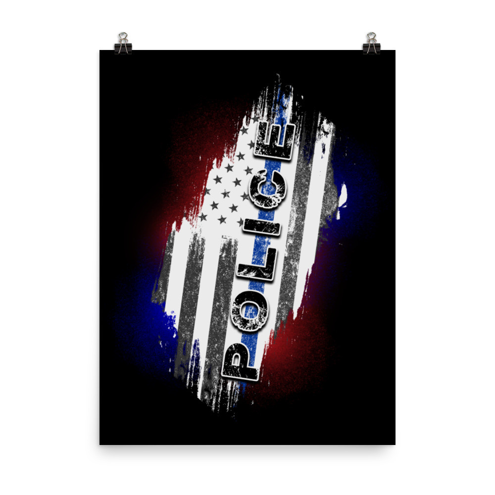 3x5 Police Thin Blue Line Flag 3'x5' Banner Made In USA 150 - Foto 12