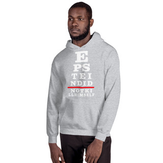 Epstein Eye Chart Unisex Hoodie - Meach's Military Memorabilia & More