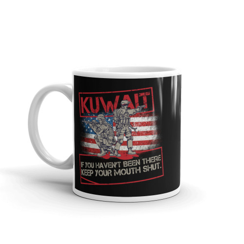 Kuwait White glossy mug