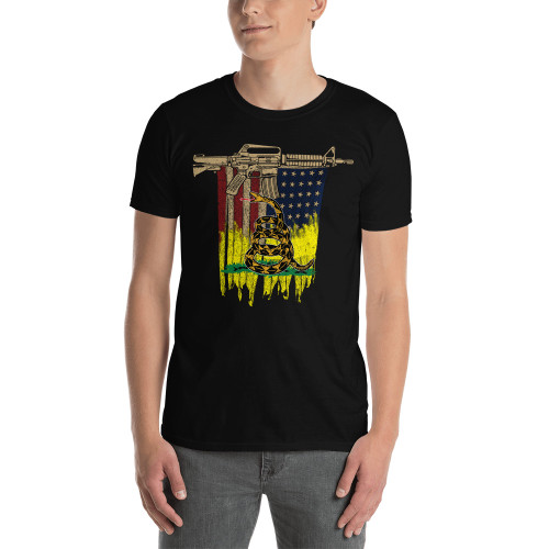 Gadsden / US  Flag Short-Sleeve Unisex T-Shirt