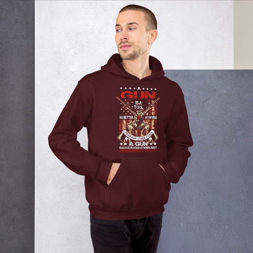 A Gun is a Tool (No Better No Worse) Unisex Hoodie