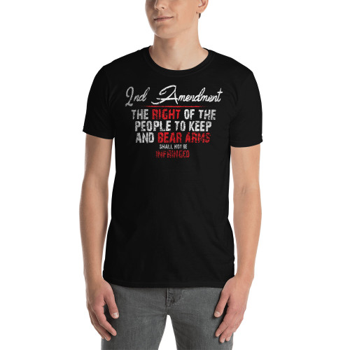 2nd Amentment Text Short-Sleeve Unisex T-Shirt