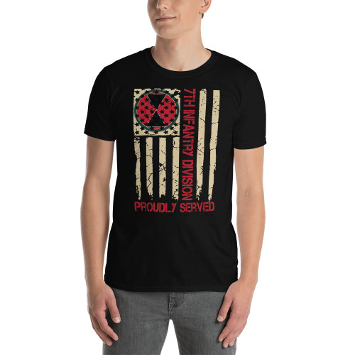 7th Infantry Division (Proudly Served) Short-Sleeve Unisex T-Shirt