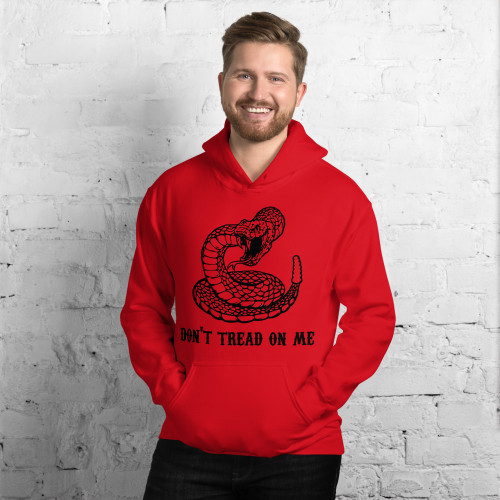 Don't Tread on Me (Fierce Snake) Unisex Hoodie