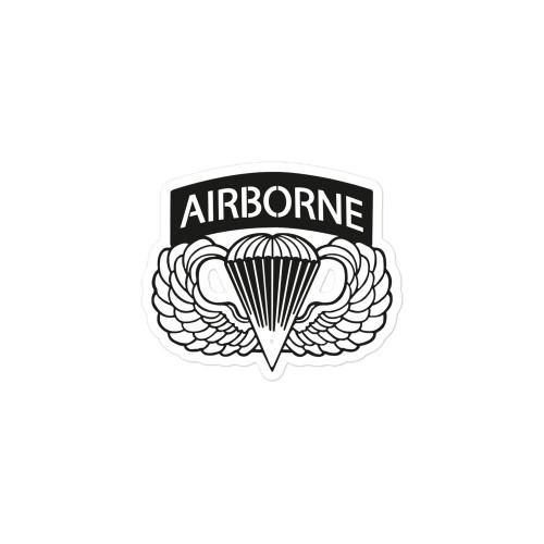 Airborne Wings w/ Tab Bubble-free stickers