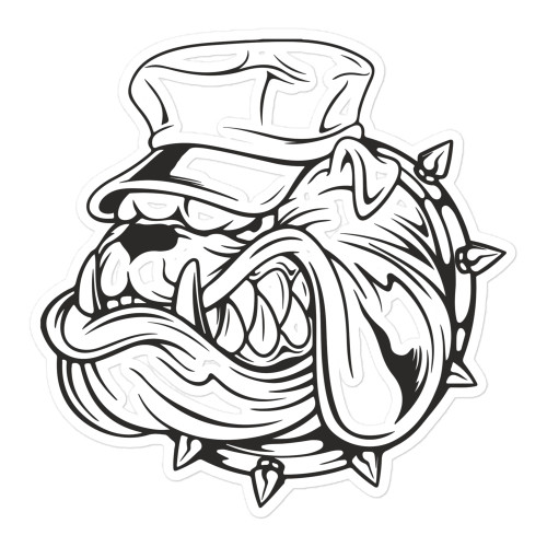 Devil Dog (Option 1) Bubble-free stickers