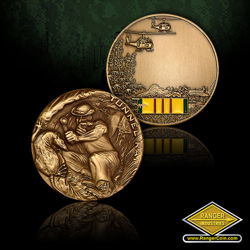 Vietnam Tunnel Rat Challenge Coin