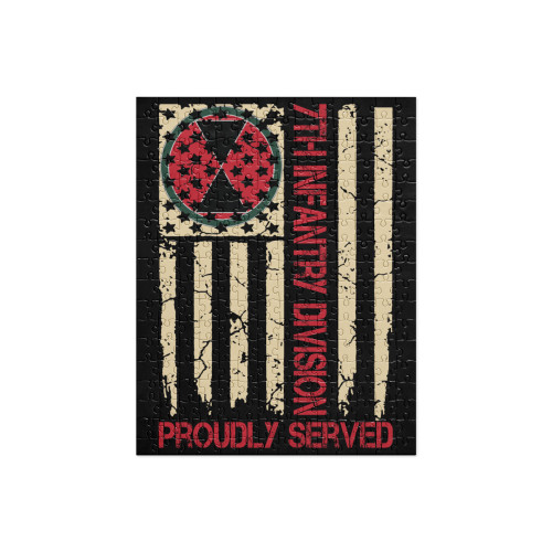 7th Infantry Division Proudly Served Jigsaw puzzle