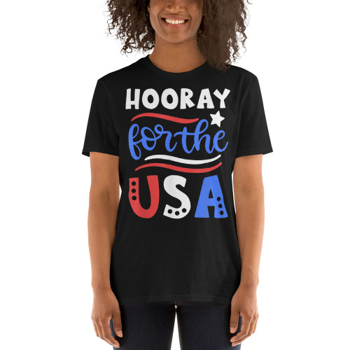Hooray for the USA Short-Sleeve Unisex T-Shirt