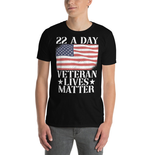 22 A Day Veteran Lives Matter Short-Sleeve Unisex T-Shirt