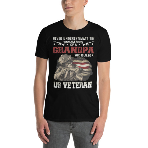 Grandpa US Veteran Short-Sleeve Unisex T-Shirt