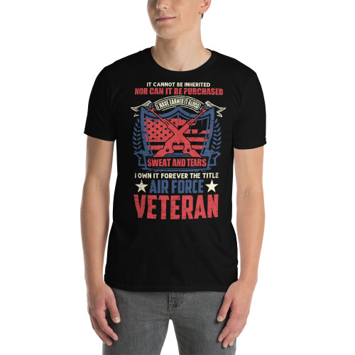 Air Force Veteran (I Own it Forever) Short-Sleeve Unisex T-Shirt (Option 2)