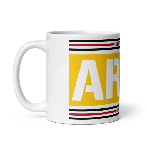 United States Army White glossy mug