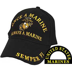 ONCE A MARINE Baseball Cap
