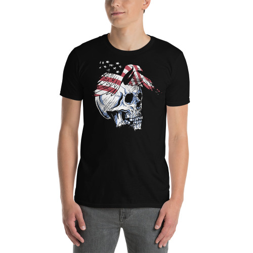 Eagle and Skull Short-Sleeve Unisex T-Shirt