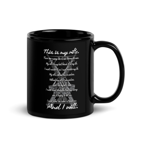 This is My Rifle Black Glossy Mug