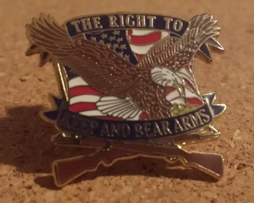 The Right To Keep And Bear Arms Pin