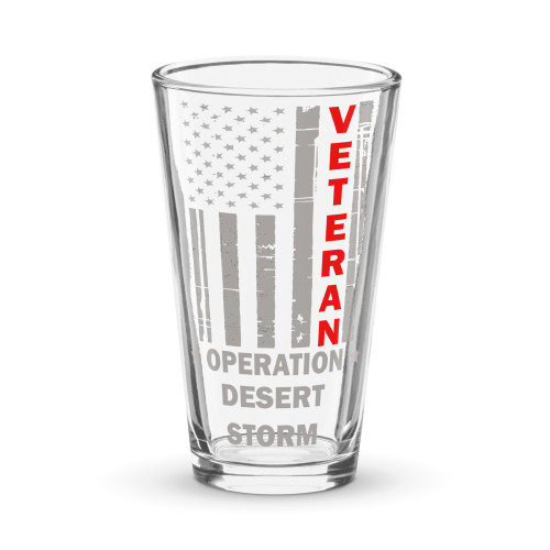 Operation Desert Storm Veteran pint glass