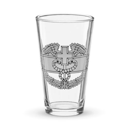 Combat Medical Badge pint glass