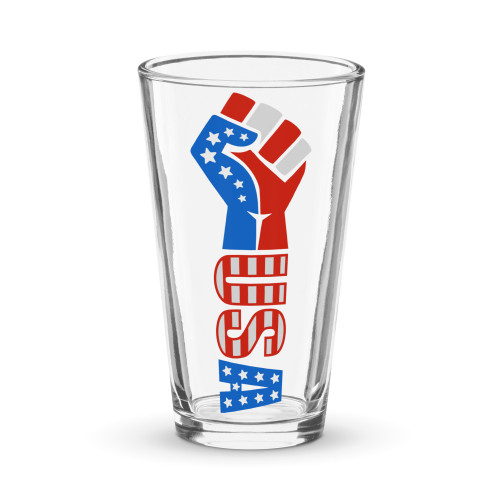 USA Strength pint glass