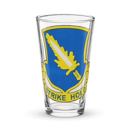 Strike Hold pint glass
