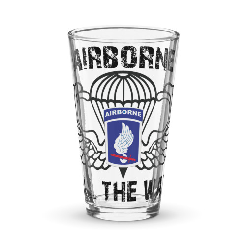173rd Airborne All the Way pint glass