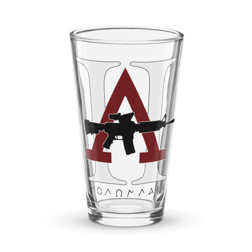Molon Labe pint glass