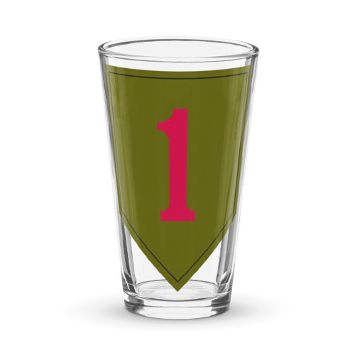 1st Infantry Division pint glass