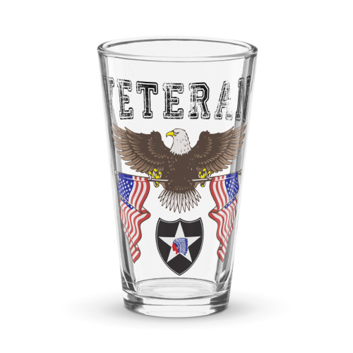 2nd Infantry Veteran pint glass