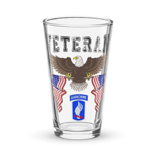 173rd Airborne Veteran pint glass