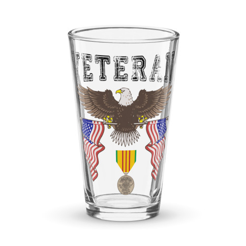 Vietnam Veteran pint glass