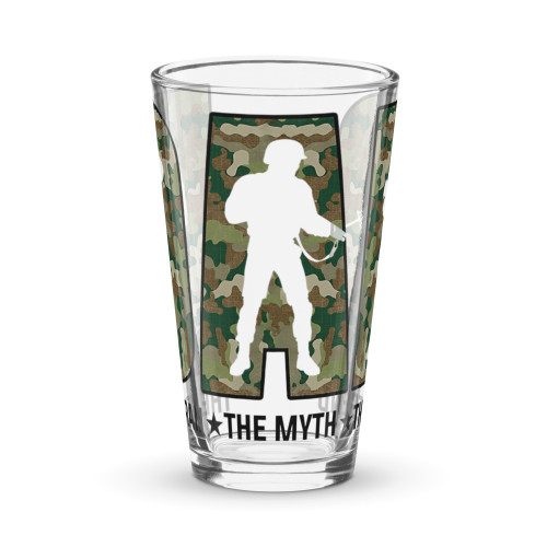 DAD The Veteran. The Myth. The Legend. pint glass
