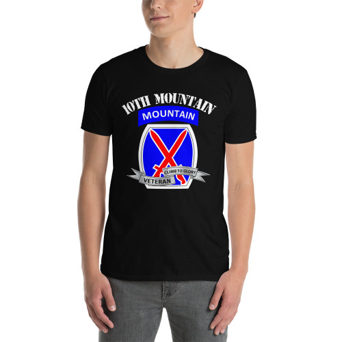 10th Mountain (Climb to Glory) Short-Sleeve Unisex T-Shirt