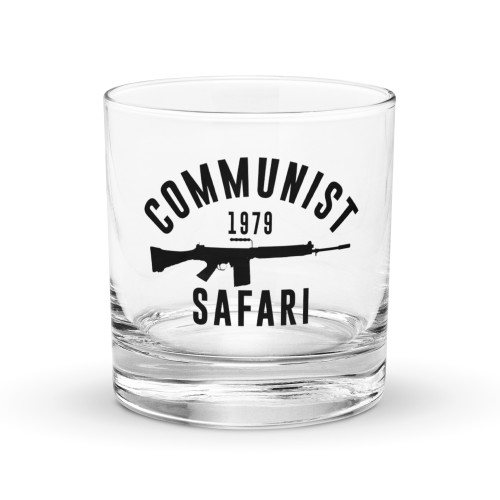 Communist Safari Rocks glass