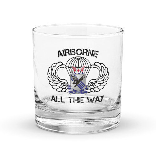505 Airborne All the Way Rocks glass
