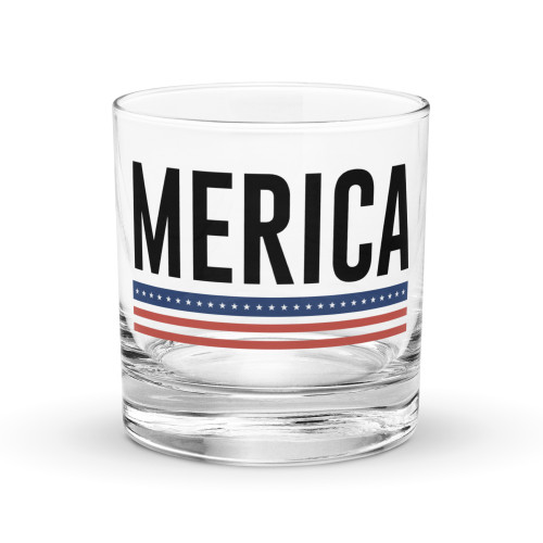 Merica Rocks glass