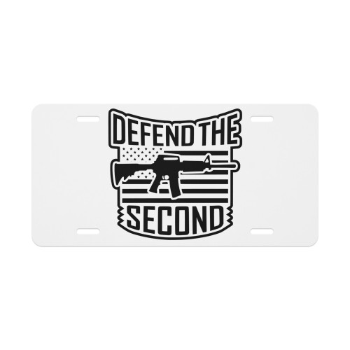 Defend the Second Vanity license plate