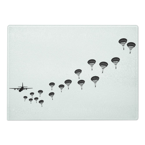 Paratroopers Glass cutting board Paratroopers Glass cutting board