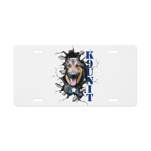 K9 Unit Vanity license plate K9 Unit Vanity license plate