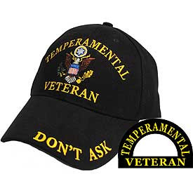 Tempermental Veteran Baseball Cap