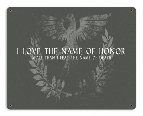 Name of Honor Metal Wall Sign (15X12)