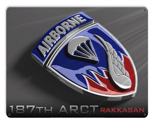 187th ARCT Metal Wall Sign (12X15)