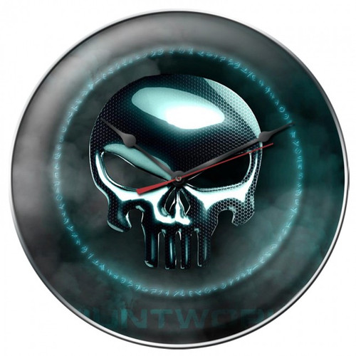 Blue Infidel Skull (14X14)