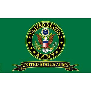US Army Green 3X5 Flag