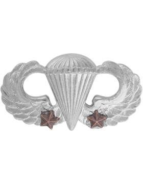 Combat Airborne Parachutist 2nd Award Basic Jump Wing Badge