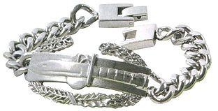 Combat Action Badge Bracelet