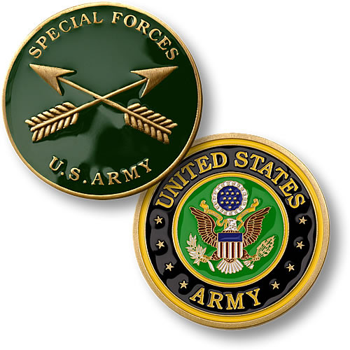 US Army Special Forces Challenge Coin