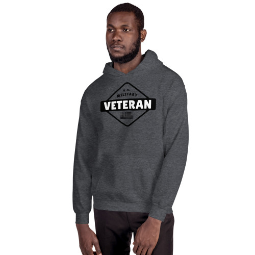 US Military Veteran (Bullet Flag) Unisex Hoodie